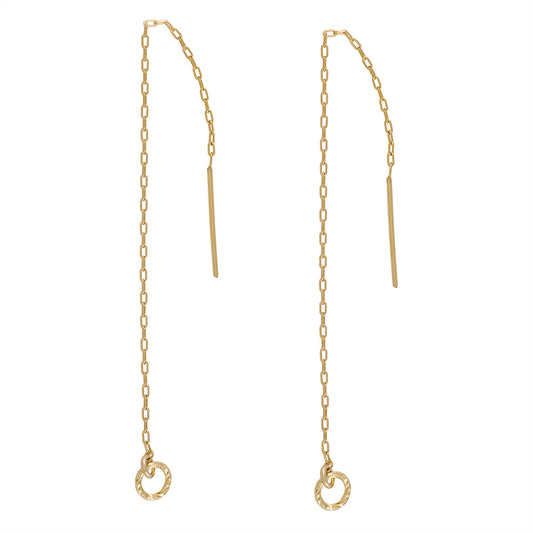 long chain earrings