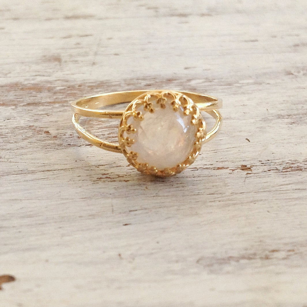 Moonstone ring